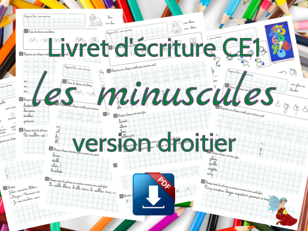 Écriture CE1 ♦ Fichier de graphisme - révision des minuscules ...