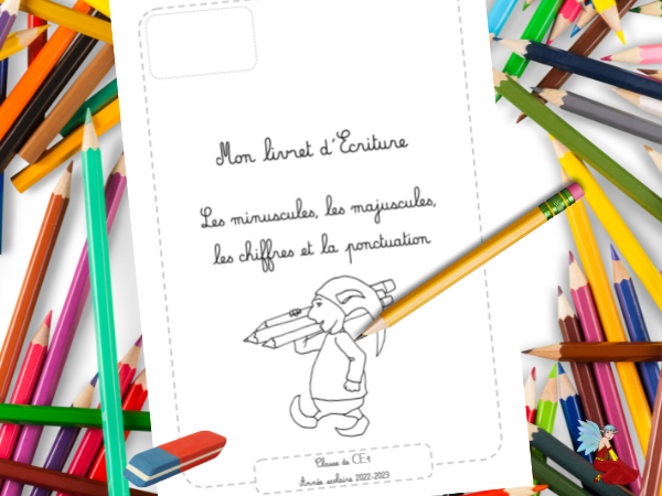 Écriture CE1 ♦ Fichier de graphisme - révision des minuscules